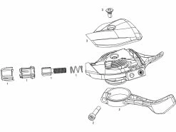 SRAM Ersatzteile X01 Eagle Schaltgriff