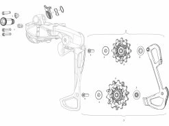 SRAM Ersatzteile GX Eagle 1x12 Schaltwerk