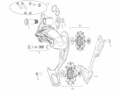 SRAM Ersatzteile GX 2x11 Type 2.1 Schaltwerk
